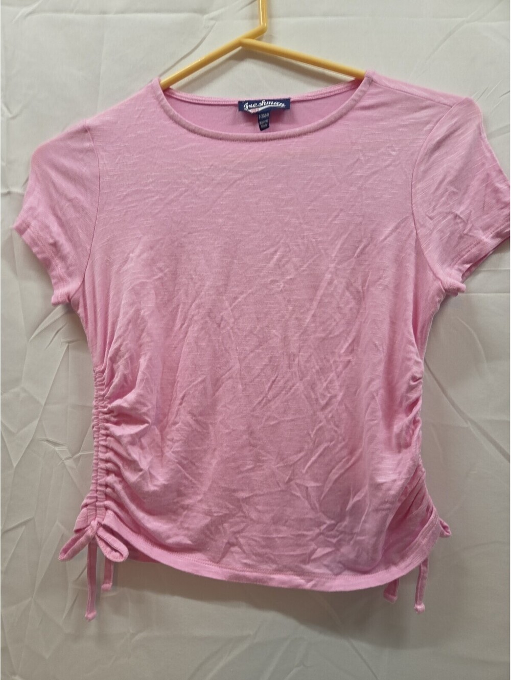 girl's pink 3/4 sleeve top by Freshman size L(12/14)